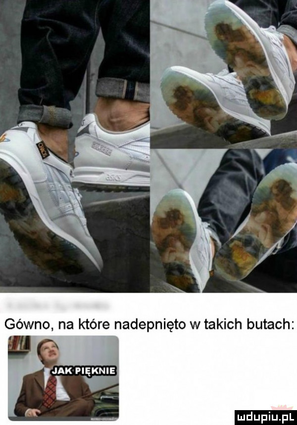 gówno na które nadepnięto wtakich butach