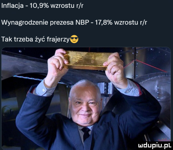 inflacja      wzrostu r r wynagrodzenie prezesa nbp        wzrostu r r tak trzeba żyć freje rzyó