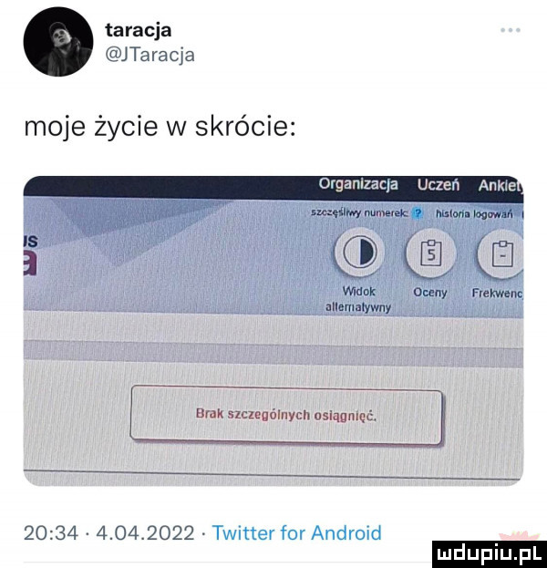 taracha taracha moje życie w skrócie allumatywny afk slczeuélnycn oslaamq                 l