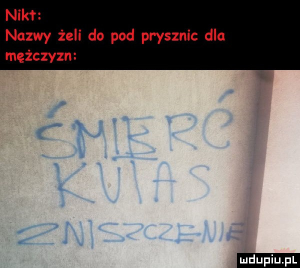 niki nazwy żeli do pod prysznic dla mężczyzn ludu iu. l