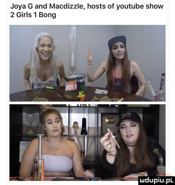 jaya g and macdizzle hosts of youtube show   girls   bong