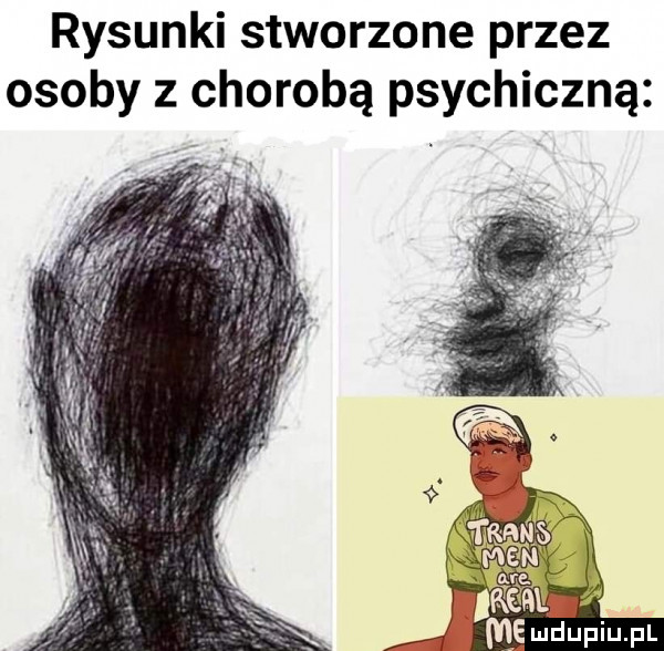 rysunki stworzone przez osoby z chorobą psychiczną