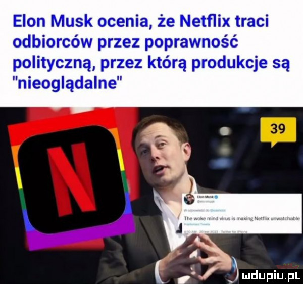 egon munk ocenia że netflix traci odbiorców przez poprawność polityczną przez którą produkcje są nieoglądalne