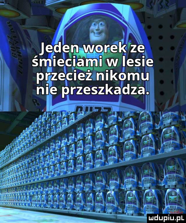 qt ﬂ jr jeden worek ze śmieciami w lesie przecież nikomu nie przeszkadza. mdupiu. pl