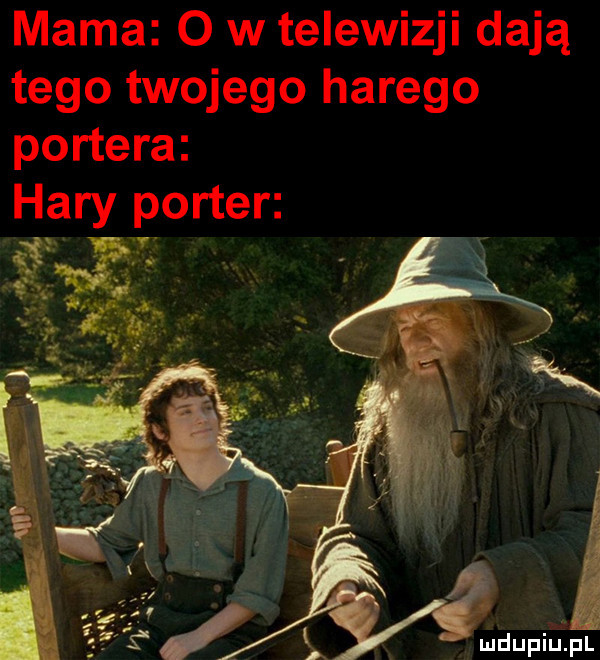 mama o w telewizji dają tego twojego harego portera porter w