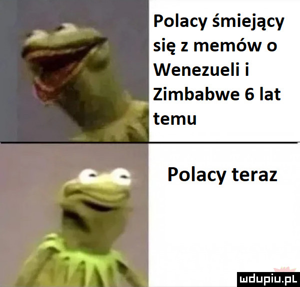 polacy śmiejący się z memów o wenezueli i zimbabwe   lat temu polacy teraz