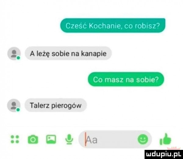 a leżę sobie na kanapie. talerz pierogów dłlexa i