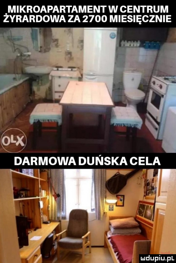 mikroapartament w centrum żyrardowa za      miesięcznie i darmowa ducę iska cela wz. abakankami