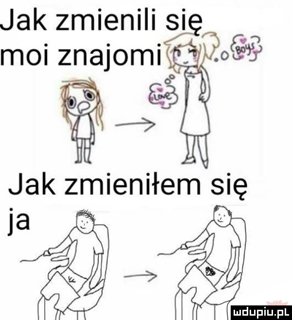 jak zmienili s moi znajomi cp ą jak zmieniłem się ja w o