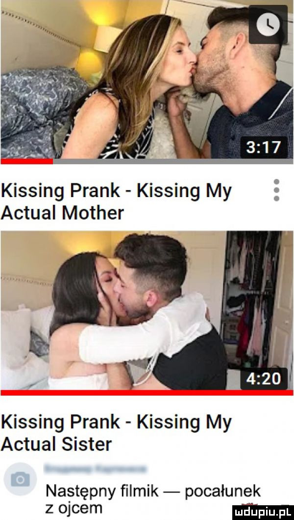ora kissing prask kissing my actual mather kissing prask kissing my actual sister następny ﬁlmik pocałunek   ojcem