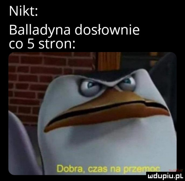 nikt balladyna dosłownie co   stron