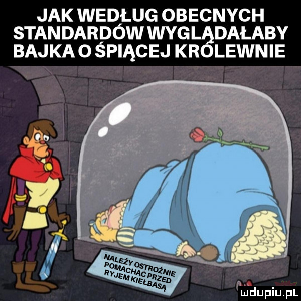jak według obecnych standardow wyg lądałaby bajka o spiącej krolewnie dupiupl