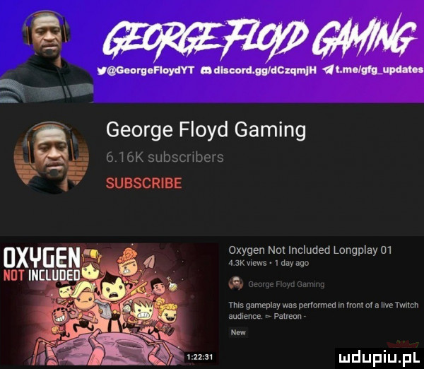 george floyd gaming n wk   subscribe wba akar oxygen no included longplay    lﬂkvmw. mego a rm qamrplay wasprr ovmm m rvomm a m mm mme. patrem m