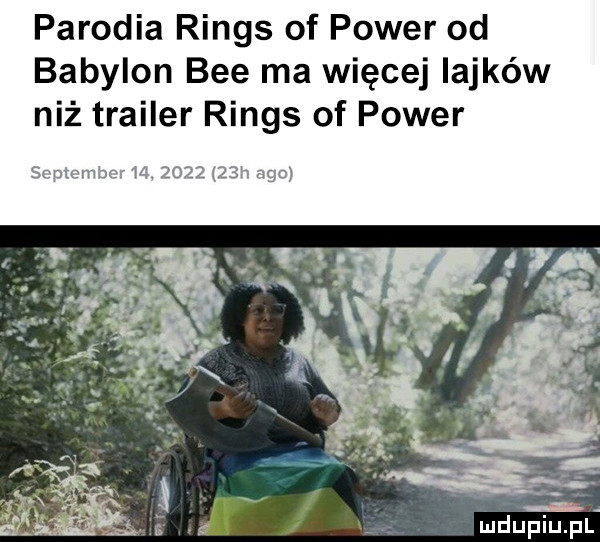 parodia rings of power od babilon bee ma więcej iajków niż trailer rings of power supiombwm          ago