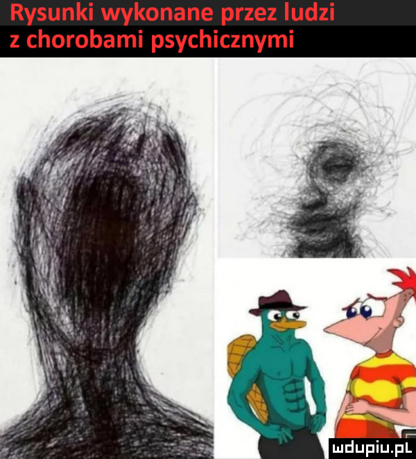 rysunki wykonane przez ludzi z chorobami psychicznymi