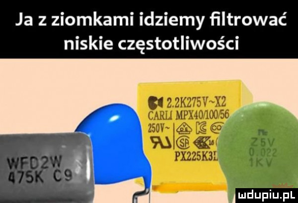 ja z ziomkami idziemy filtrować niskie częstotliwości audupiupl