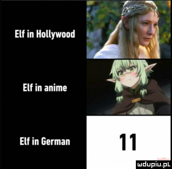 elf in anime elf in german