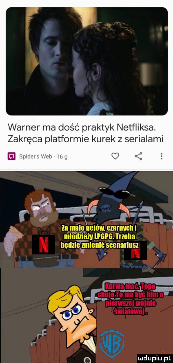 warner ma dość praktyk netfliksa. zakręca platformie kurek z serialami