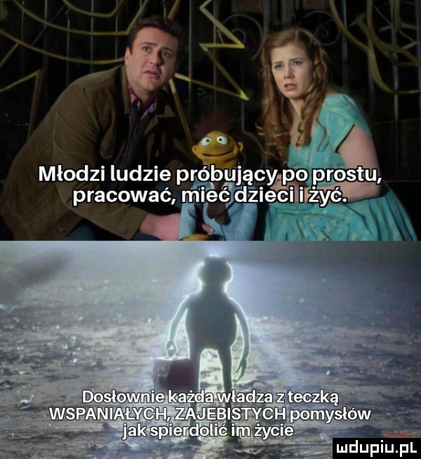 ga młodzi ludziep b ący pracować mlead