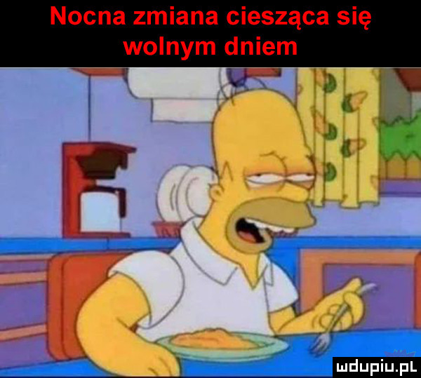 nocna zmiana ciesząca się wolnym dniem