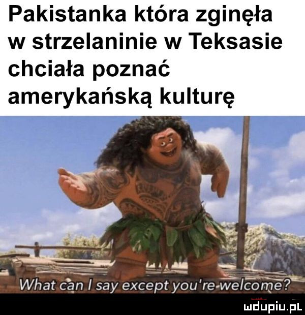 pakistanka która zginęła w strzelaninie w teksasie chciała poznać amerykańską kulturę wiat cen i say except y-u re welcome ludupiu. pl