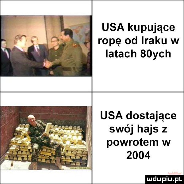 usa kupujące ropę od iraku w latach   ych usa dostające swój hajs z powrotem w