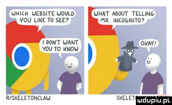 uhich uebslte uould uhat abort telling y-u like to sie mr. incognito i don t uart okay. y-u to know. o. r f. r skeletonclau skelet