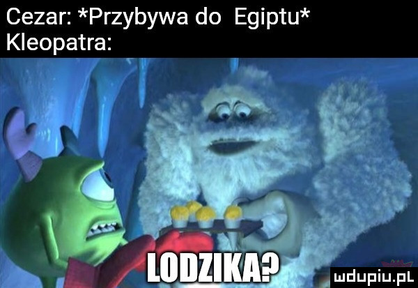 cezar przybywa do egiptu kleopatra