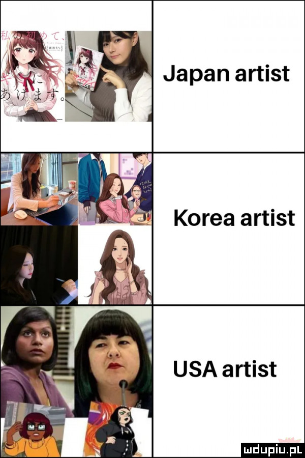 japan artist korea artist usa artist