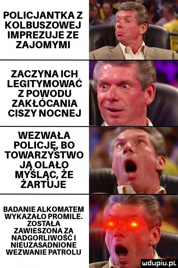 policjantka z kolbuszowej imprezuje ze zajomymi zaczyna ich legitymowac z powodu zakłócania ciszy nocnej wezwała policję bo towarzystwo jąolało m ysląc ze zartuje badanie alkomatem wykazało promile. została zawieszona za nadgorliwosc i nieuzasadnione wezwanie patrolu