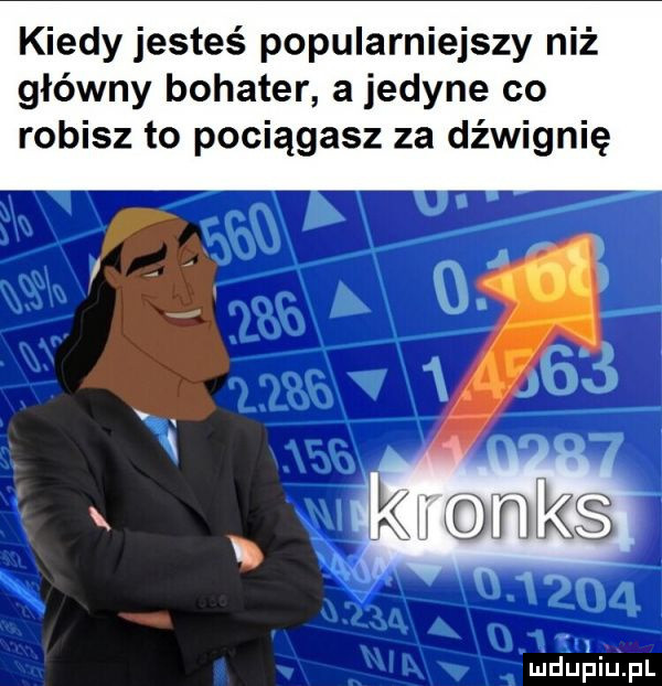 kiedy jesteś popularniejszy niż główny bohater a jedyne co robisz to pociągasz za dźwignię