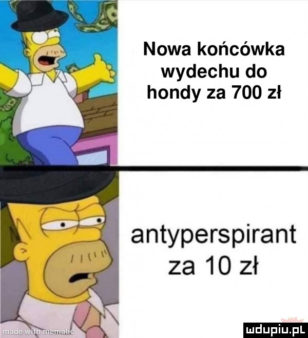 nowa końcówka wydechu do hondy za     zł antyperspirant za    zł ludu iu. l