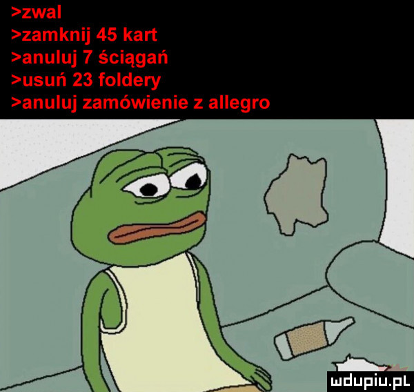 zwal zamknij    kart anuluj   ściągań usuń    foldery anuluj zamówienie z allegro