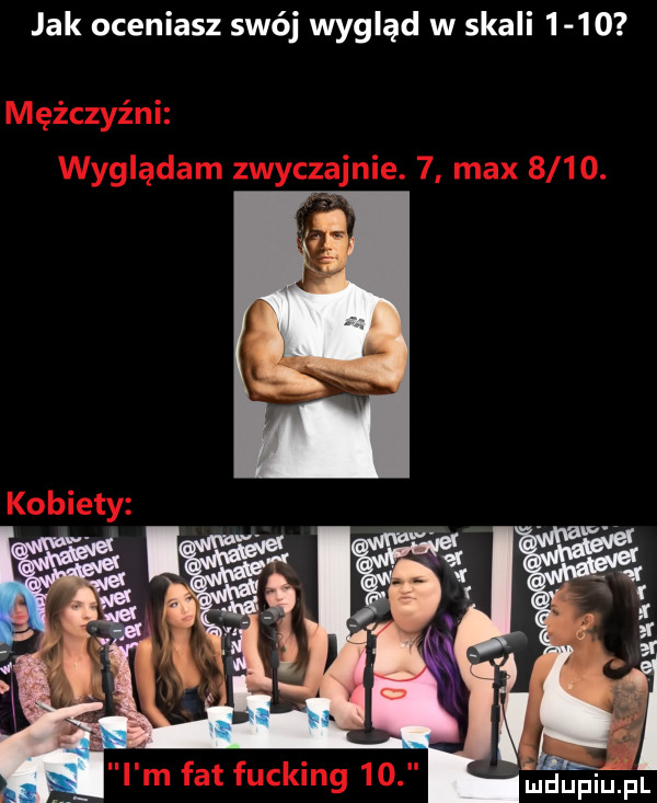 jak oceniasz swój wygląd w skali