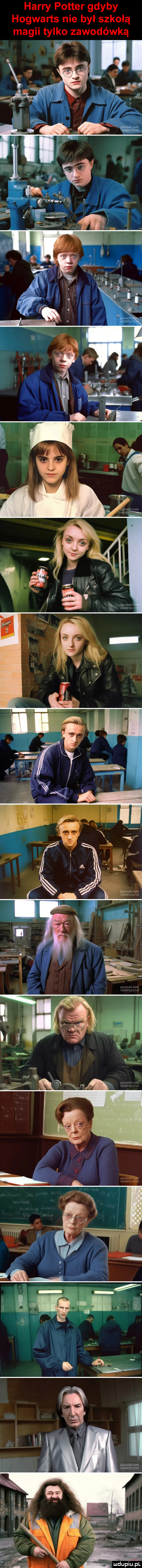 harry potter gdyby hogwarts nie był szkołą magii tylko zawodówką