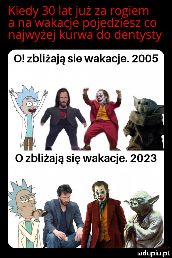 o zbliżają sie wakacje