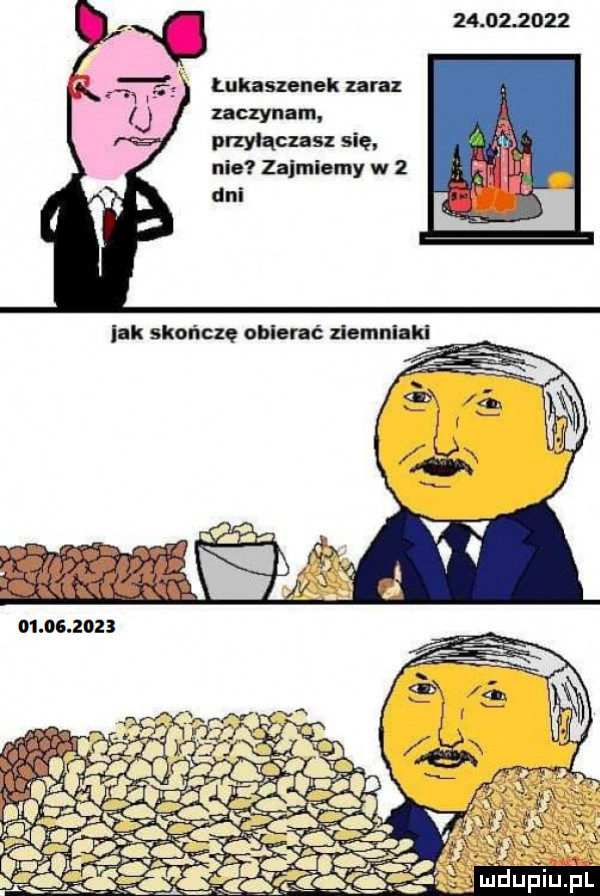 x w lukaszenek zaraz j zaczynam. przyłączam się. nie zalmlemy w   dni