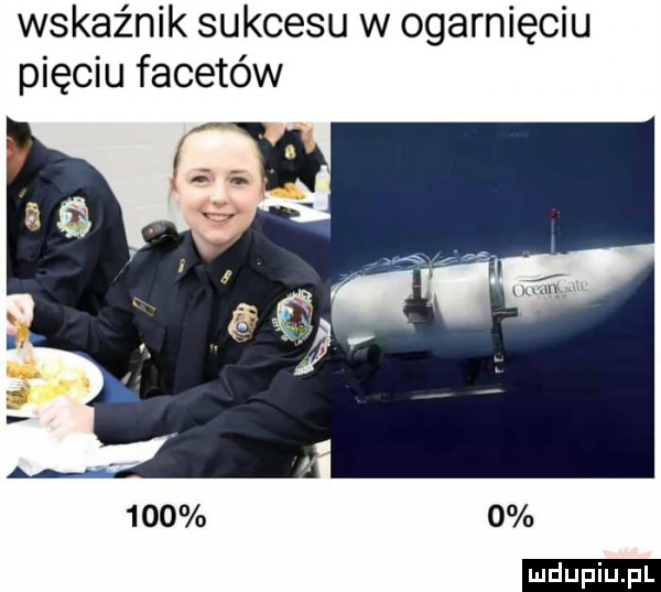 wskaźnik sukcesu w ogarnięciu pięciu facetów