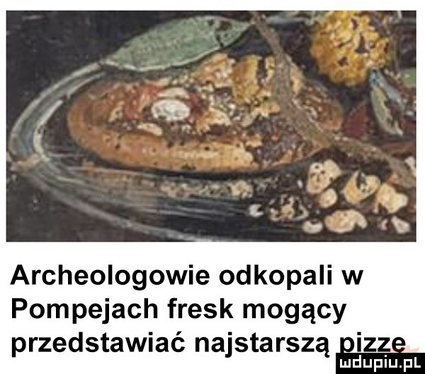 archeologowie odkopali w pompejach fresk mogący przedstawiać najstarszą