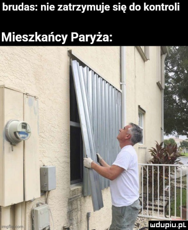 brudas nie zatrzymuje się do kontroli mieszkańcy paryża