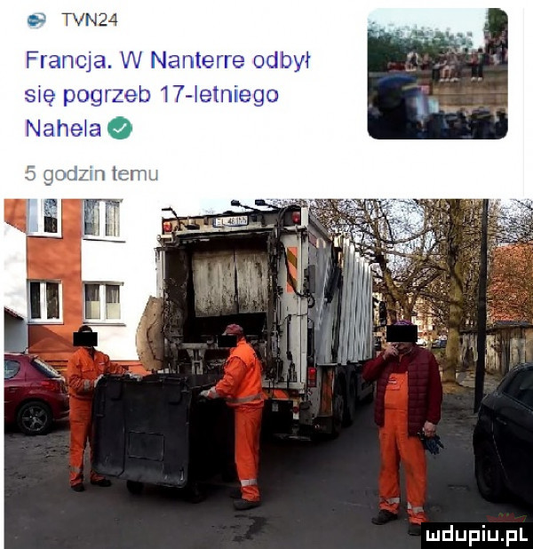 tvhza francja. w nanterre odbył się pogrzeb    ietniego