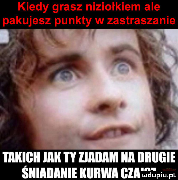 kiedy grasz niziołkiem ale pakujesz punkty w zastraszanie i akigii idk ty llaiiam a iiiłiigie śniadanie kiiiłwa baal ezpiu pl