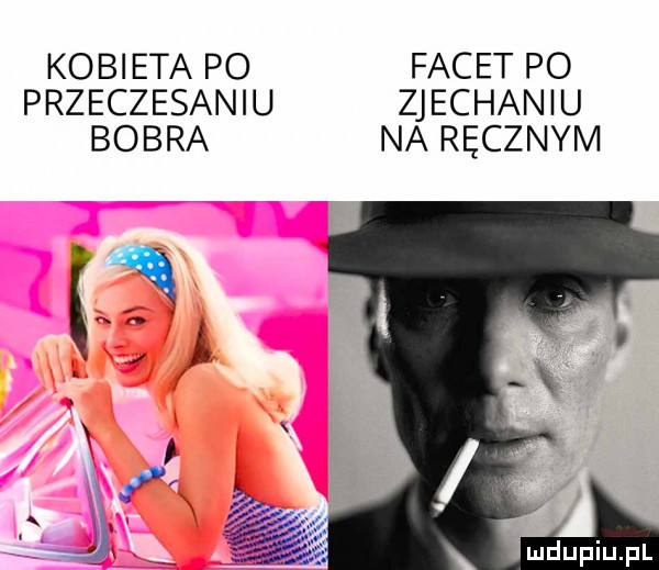 kobieta po facet po przeczesaniu zjechaniu bobra na ręcznym ę