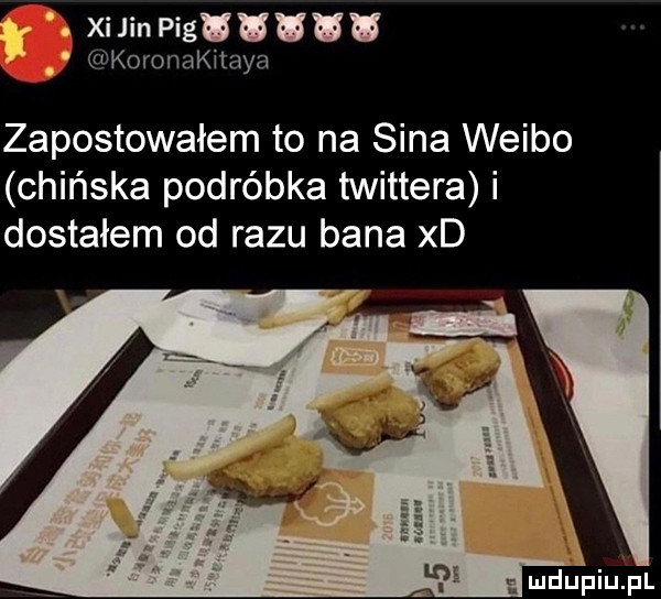 xijinpiguuuuu koronakitaya zapostowałem to na sina weibo chińska podróbka twittera i dostałem od razu bana xd