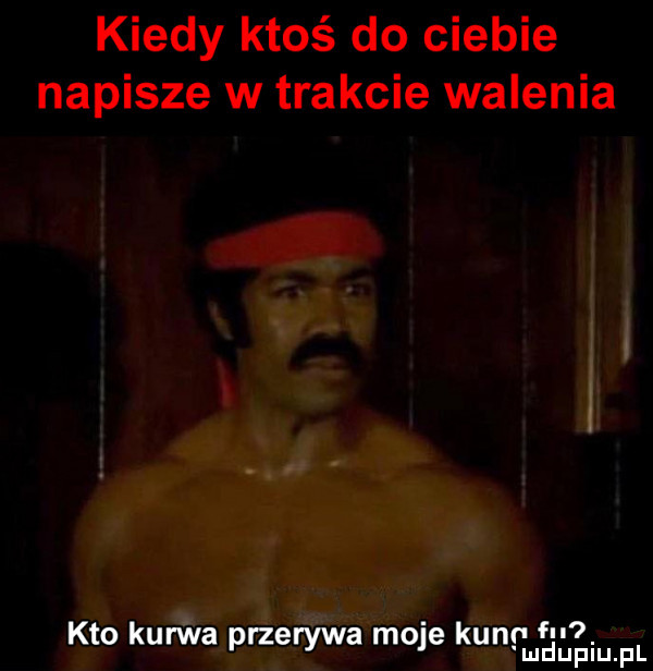 kiedy ktoś do ciebie napisze w trakcie walenia f   kto kurwa przerywa mole kunpmnillinupl