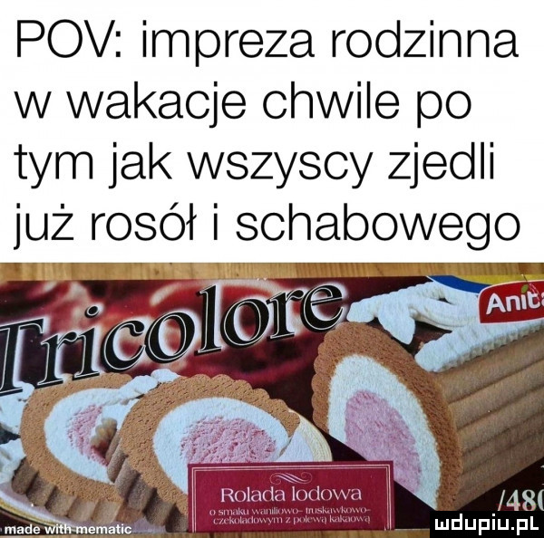 pcv impreza rodzinna w wakacje chwile po tym jak wszyscy zjedli już rosół i schabowego