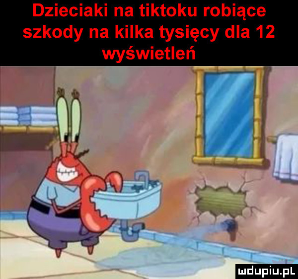 dzieciaki na tiktoku robiące szkody na kilka tysięcy dla    wyświetleń ludu iu. l