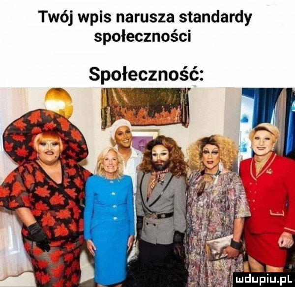 twój wpis narusza standardy społeczności społeczność