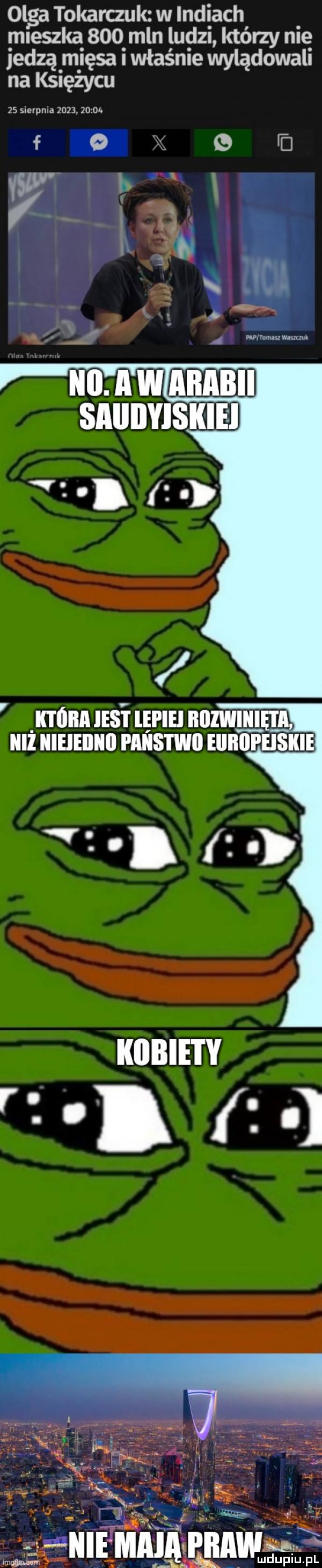 olga tokarczuk w indiach mieszka     mln ludzi którzy nie jedzą mięsa i właśnie wylądowali na księżycu    sierpnia            f xqfu