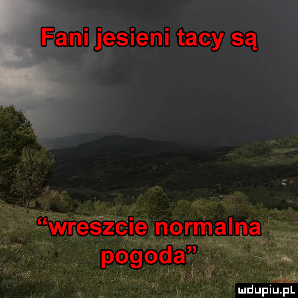 i fani jesieni tacy są wreszcie normalna pogoda ﬂu